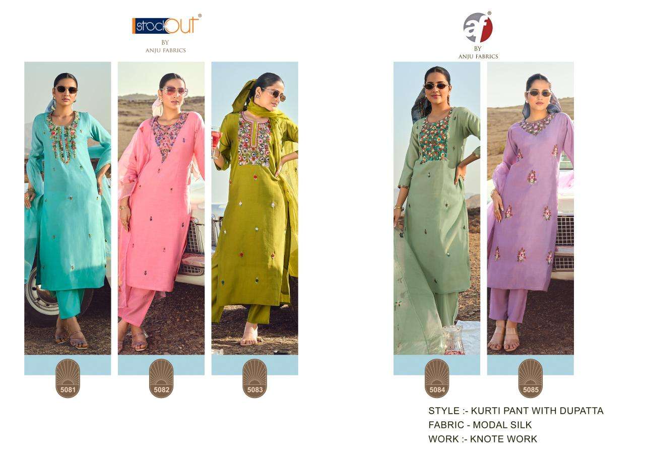 Anju fabrics chandani vol 5 Kurti market in Mumbai