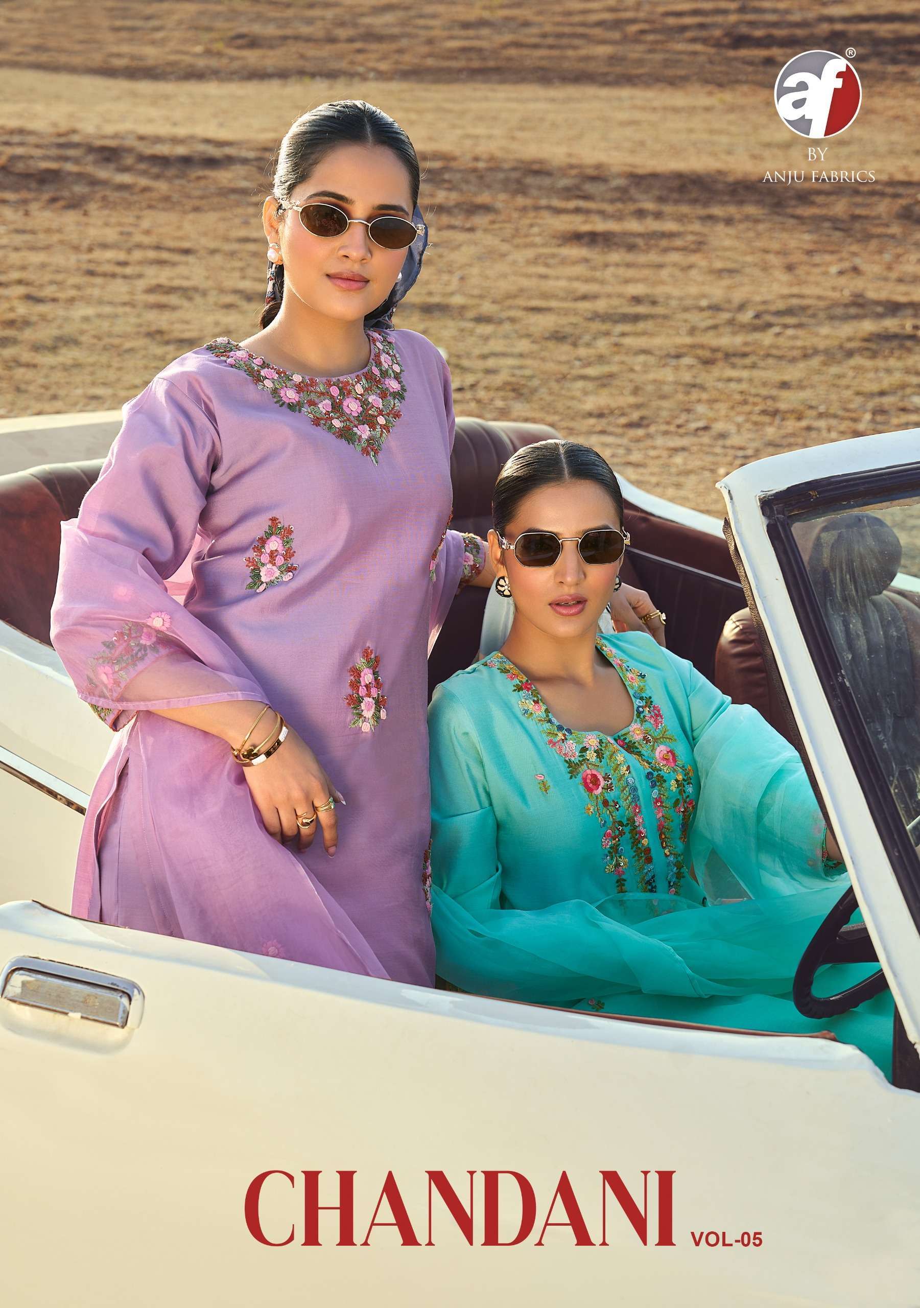 Anju fabrics chandani vol 5 Kurti market in Mumbai