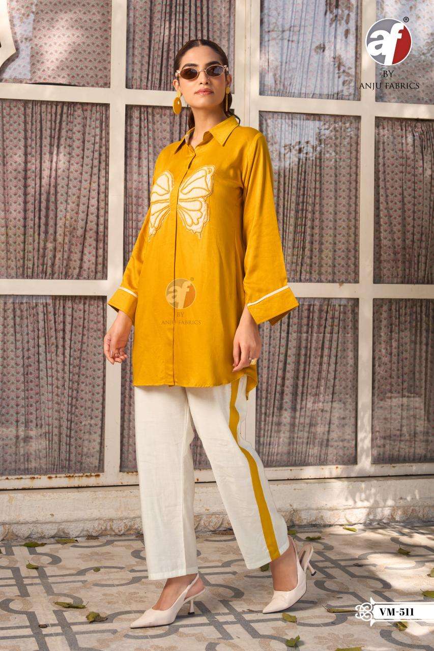 Anju fabrics VM 512 coord set Kurti manufacturers and exporters in Ahmedabad