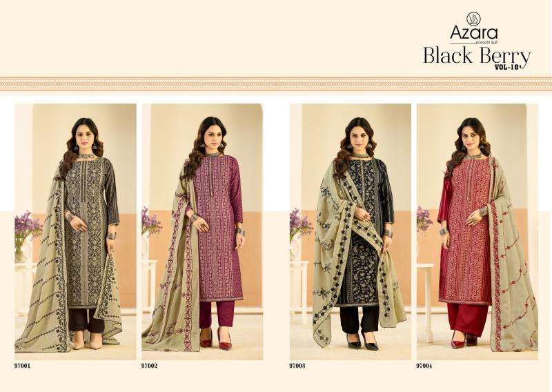Azara black berry 18 Dress material shops in ahmedabad