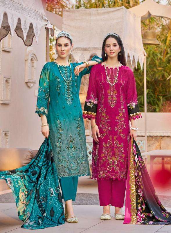 Belliza ishara vol 2 dress maerials bulk buy in Kolkata