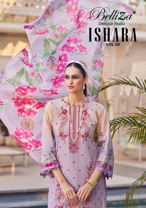 Belliza ishara vol 2 dress maerials bulk buy in Kolkata