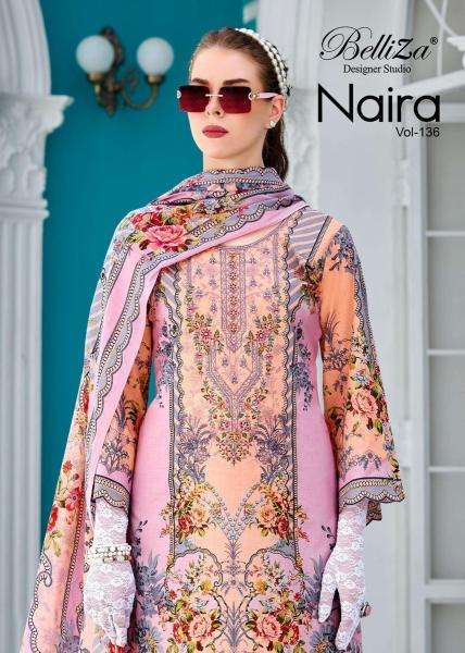 Belliza naira vol-136 Bollywood dress materials in Hyderabad