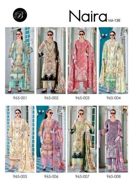 Belliza naira vol-136 Bollywood dress materials in Hyderabad