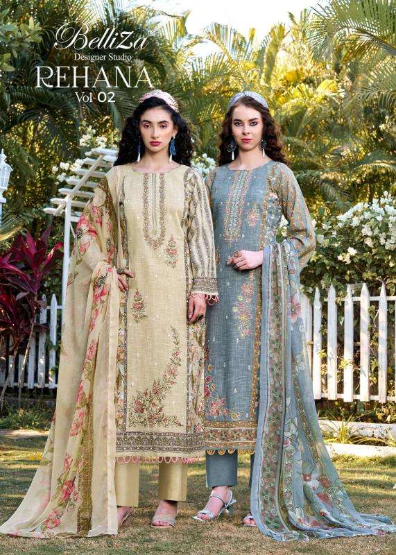 Belliza rehana vol- 2 Dress material manufacturers in West Bengal