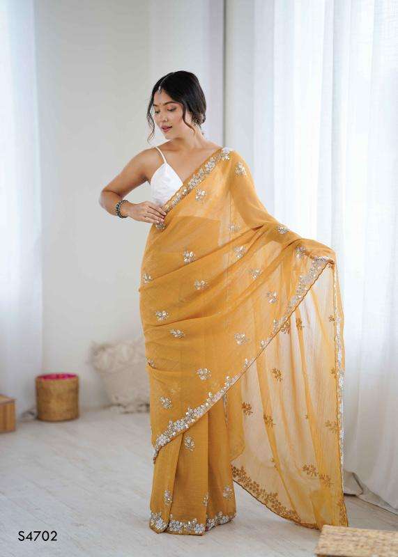 Bhagya laxmi aaheli Party wear sarees wholesale