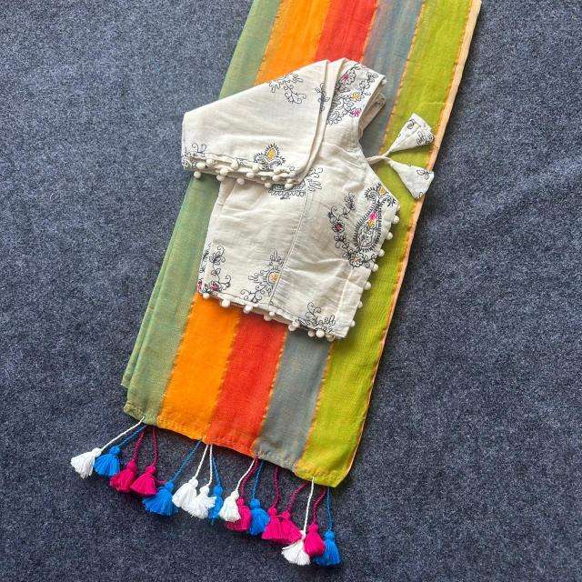 Blousewala mal cotton Printed saree wholesale market in Delhi