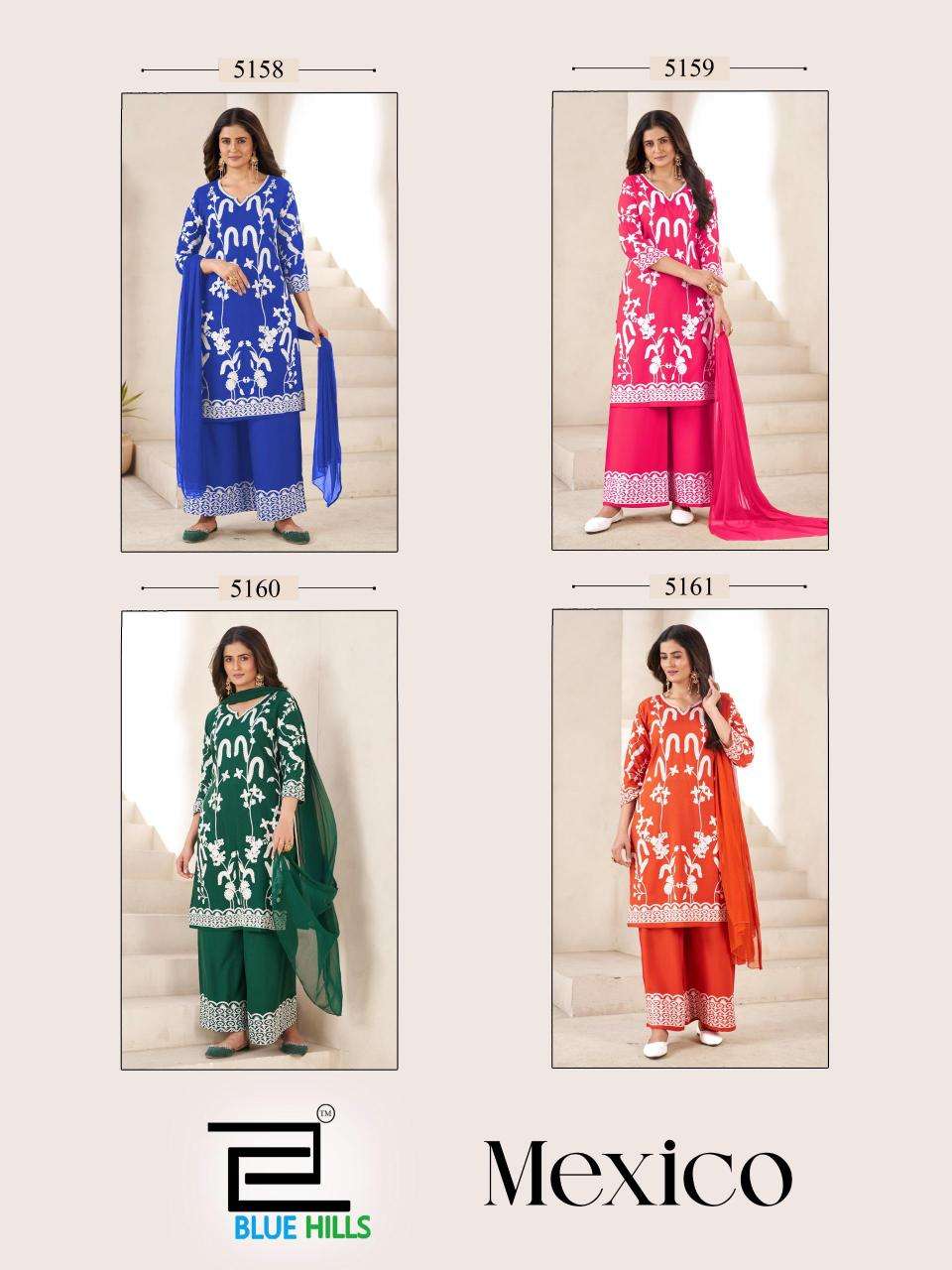 Blue hills mexico lucknowi Kurti wholesale market in Delhi