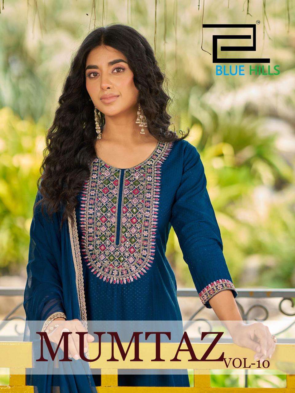 Blue hills mumtaz vol 10 wholesale kurti market in surat with price