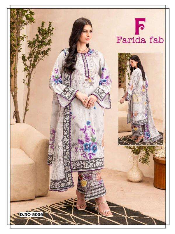 Farida fab ramsha vol- 5 pakistani designer suits wholesale in india