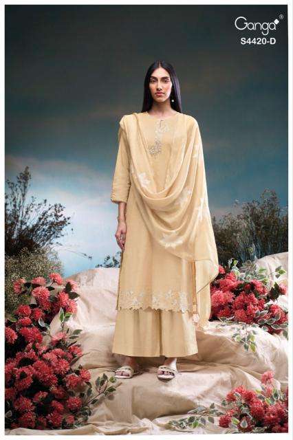 Ganga erilin 4420 Designer dress materials in Chennai