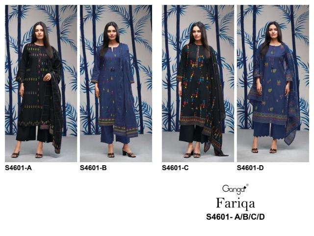 Ganga fariqa 4601 Dress materials market in Ahmedabad