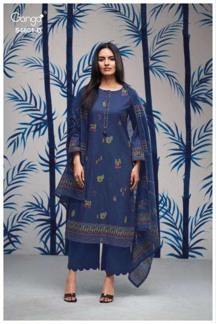 Ganga fariqa 4601 Dress materials market in Ahmedabad