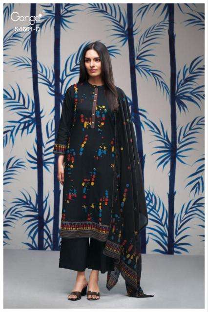 Ganga fariqa 4601 Dress materials market in Ahmedabad