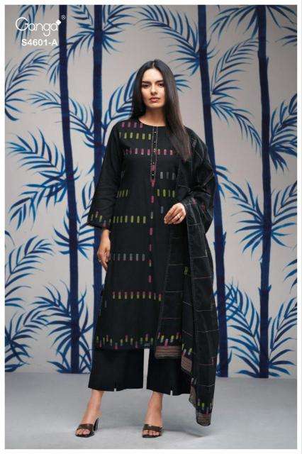 Ganga fariqa 4601 Dress materials market in Ahmedabad