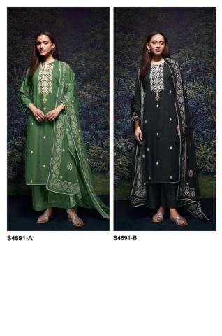 Ganga juvira 4691 Ladies dress material wholesale in Vadodara