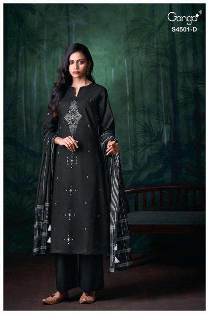 Ganga kruzie 4501 Wholesale dress materials in Chennai