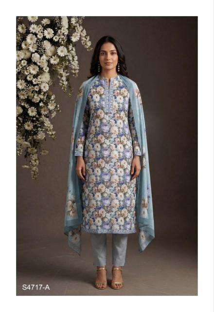 Ganga layla 4717 Dress material suppliers in Gujarat