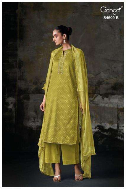 Ganga neliya 4609 Party wear dress materials in Chennai