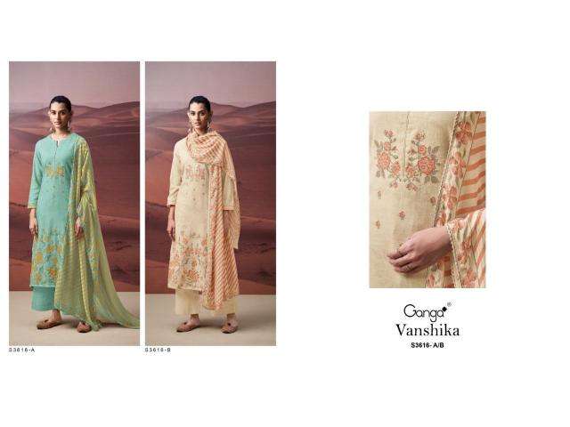 Ganga vanshika 3616 Dress materials traders in delhi