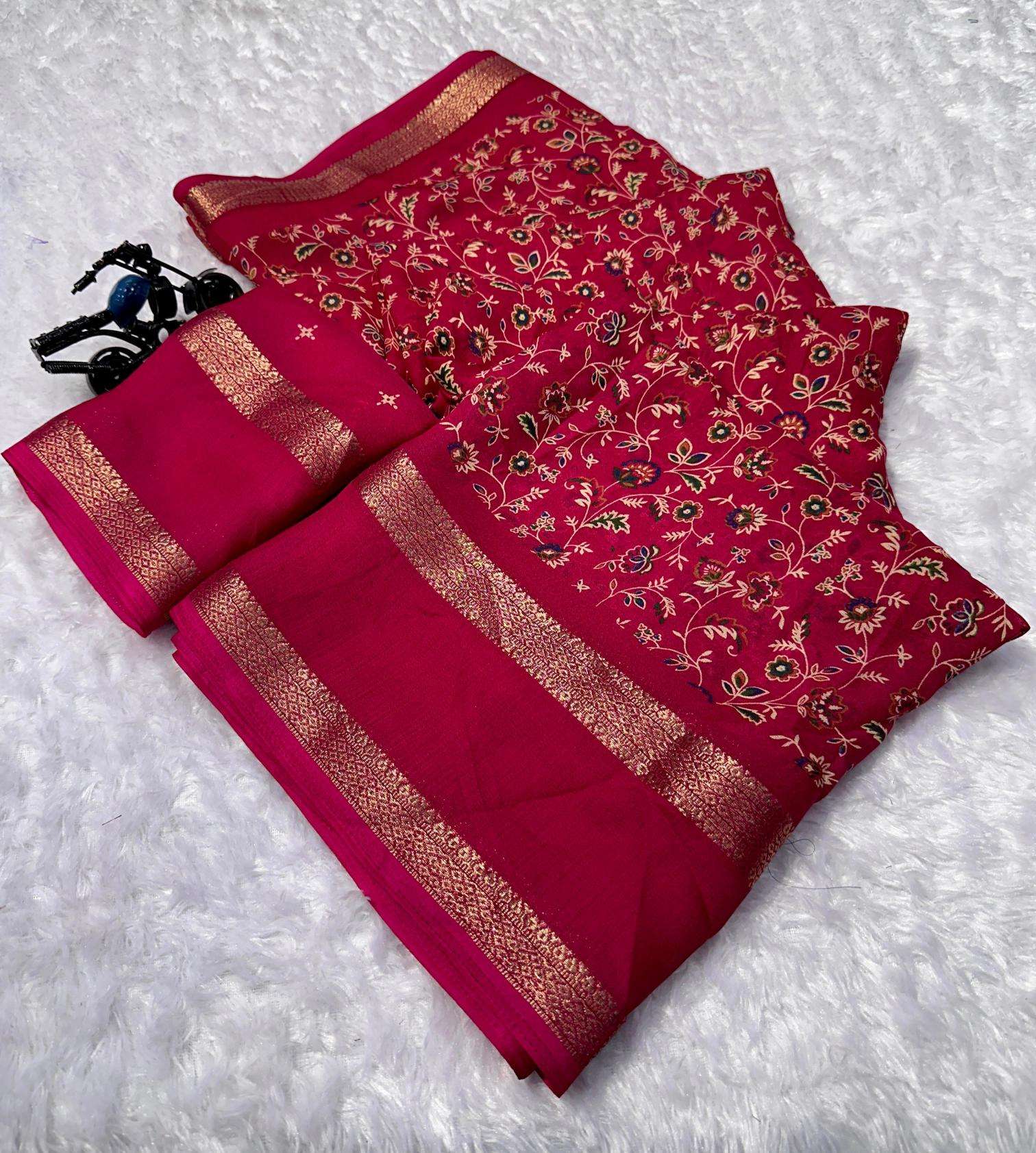 GC marshmellow silk Saree manufacturer in Mumbai