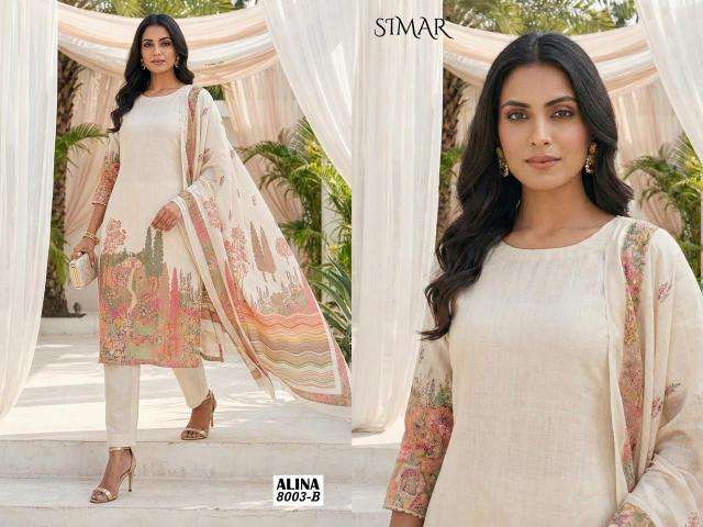 Glossy simar alina Wholesale dress materials manufacturers in ahmedabad