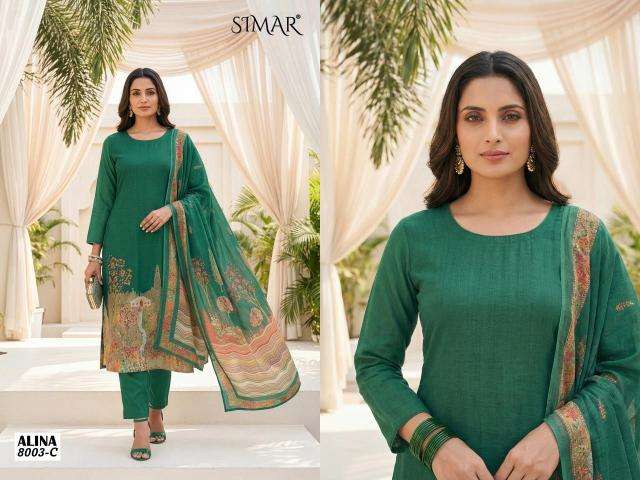 Glossy simar alina Wholesale dress materials manufacturers in ahmedabad