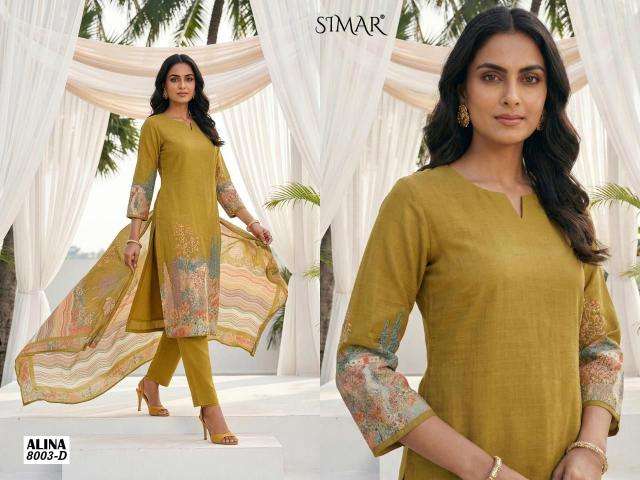 Glossy simar alina Wholesale dress materials manufacturers in ahmedabad