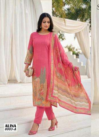 Glossy simar alina Wholesale dress materials manufacturers in ahmedabad