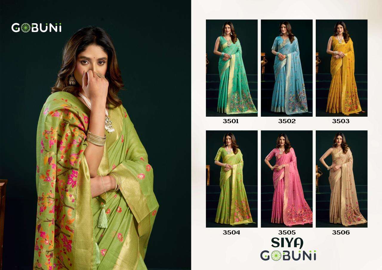 Gobuni siya munga Wholesale saree manufacturers in Ahmedabad