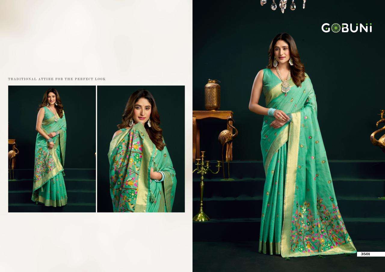 Gobuni siya munga Wholesale saree manufacturers in Ahmedabad