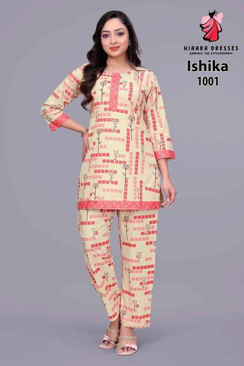 Hiaara ishika vol-1 coord set Kurti manufacturers in Hyderabad