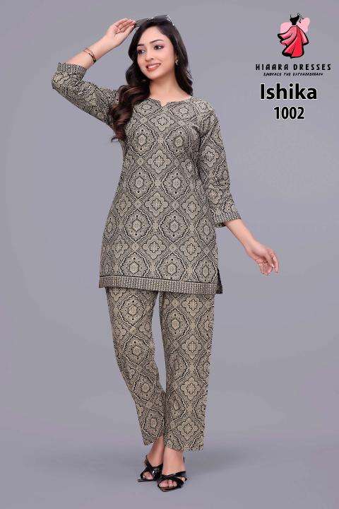 Hiaara ishika vol-1 coord set Kurti manufacturers in Hyderabad
