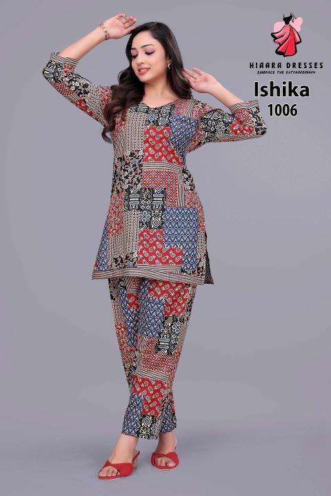 Hiaara ishika vol-1 coord set Kurti manufacturers in Hyderabad