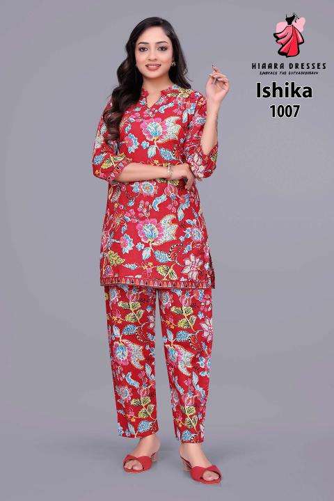 Hiaara ishika vol-1 coord set Kurti manufacturers in Hyderabad