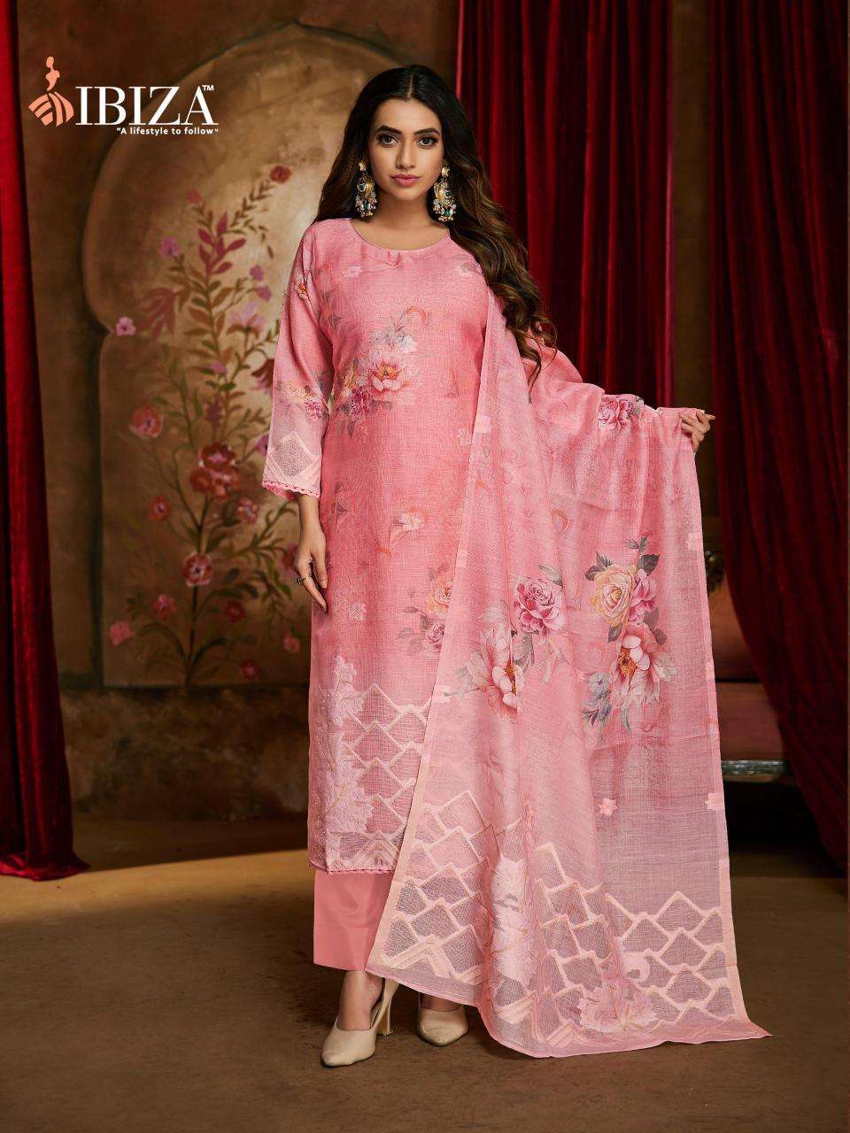 Ibiza lime light Dress materials wholesale market