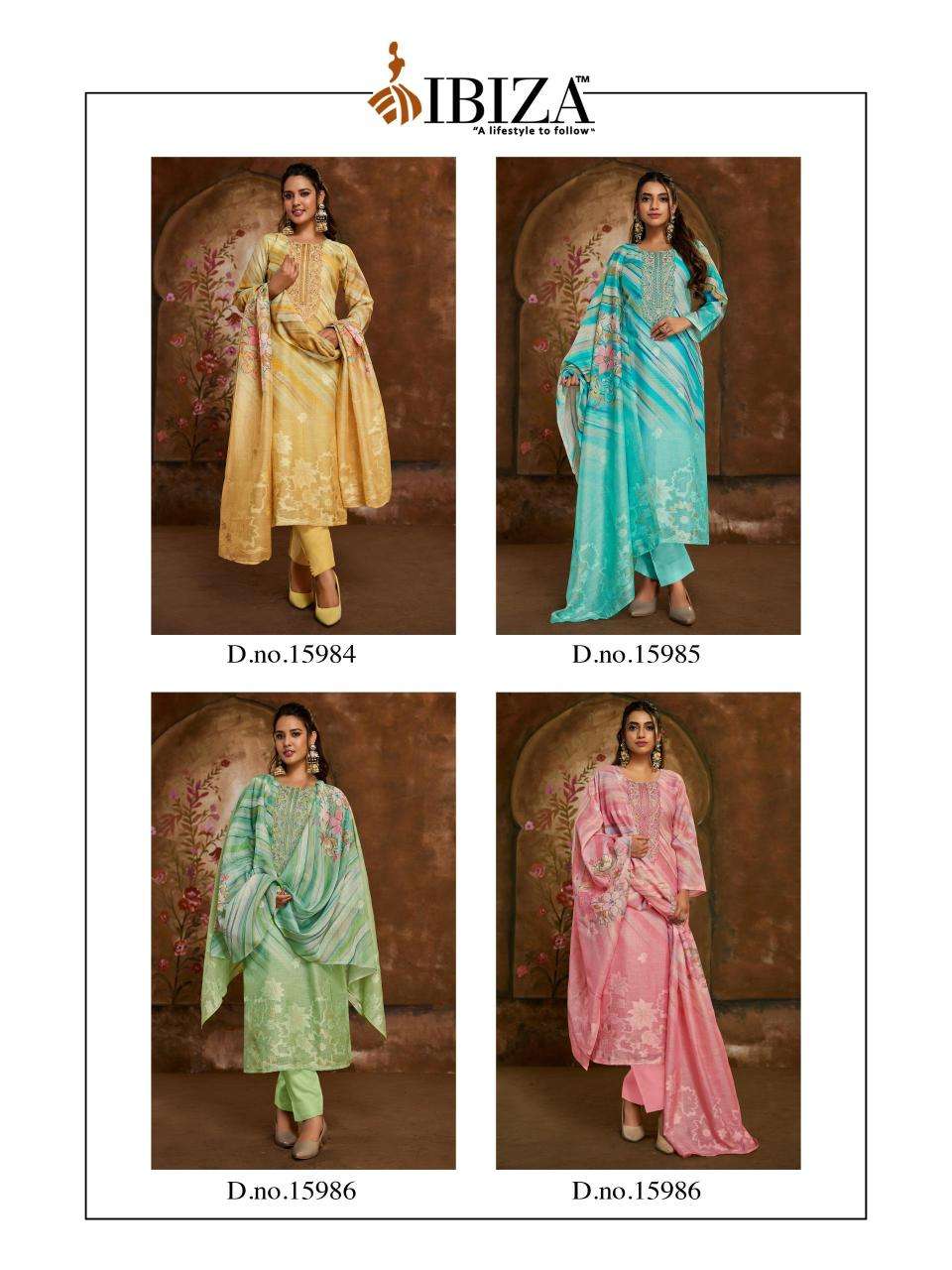 Ibiza vesnavi dress material wholesale market in surat