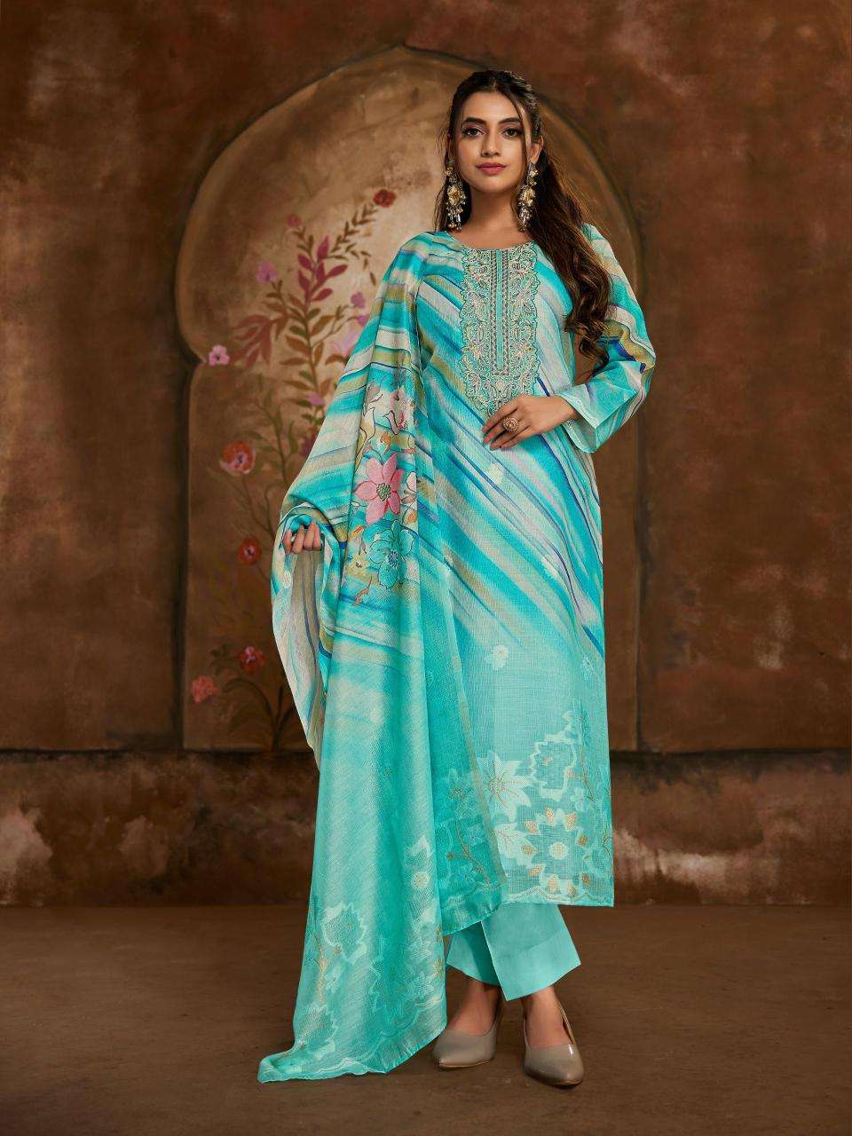 Ibiza vesnavi dress material wholesale market in surat
