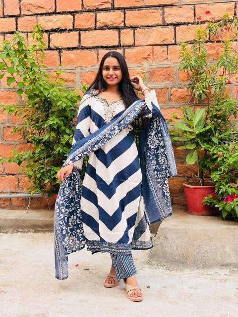 Jaipuri 3pcs Kurti wholesale in Kolkata