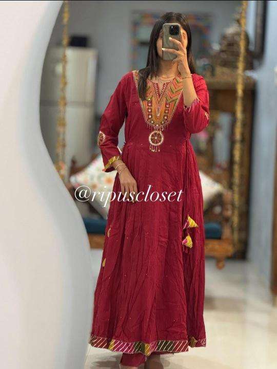 Jaipuri anarkali Designer Kurti Suppliers