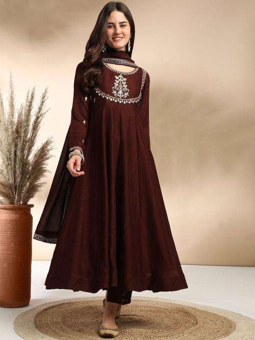 Jaipuri anarkali plain Designer kurtis wholesale