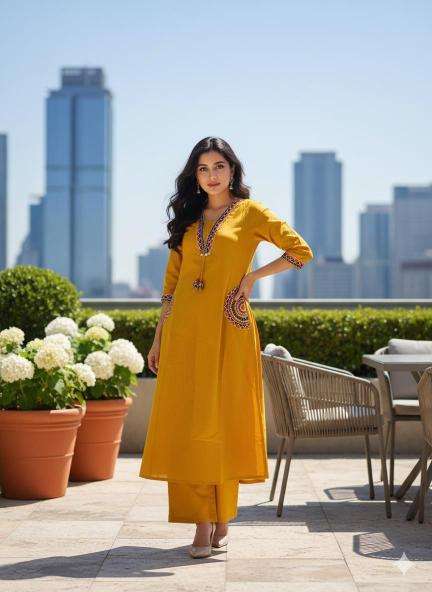 Jaipuri straight coord set Latest kurti designs in Surat wholesale market