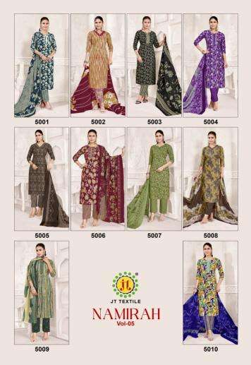 Jt namirah vol-5 Wholesale dress materials shops in Ahmedabad