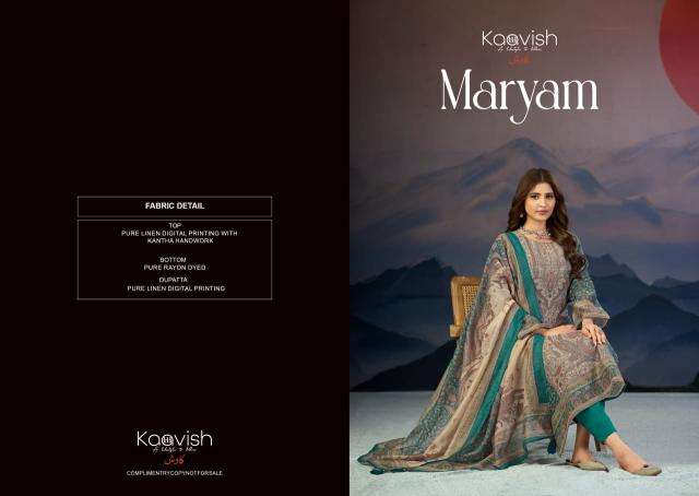 Kaavish maryam Mumbai dress material market
