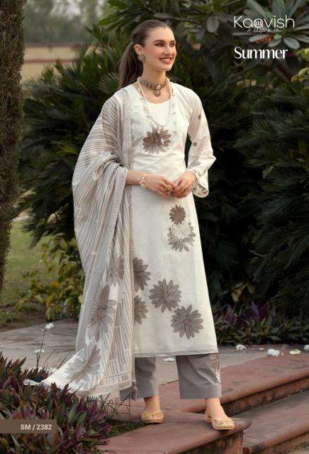 Kaavish summer-luxe cotton Dress materials manufacturers in Hyderabad