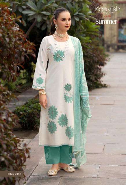 Kaavish summer-luxe cotton Dress materials manufacturers in Hyderabad