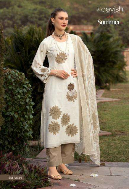 Kaavish summer-luxe cotton Dress materials manufacturers in Hyderabad