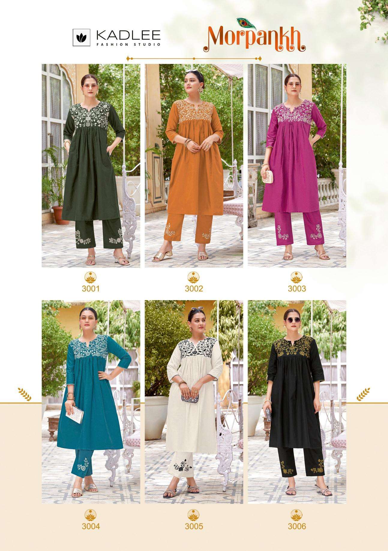 Kadlee morpankh coord set Kurti factory outlets in Delhi