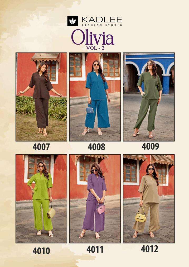 Kadlee olivia vol 2 coord set Buy wholesale kurtis in hydrabad