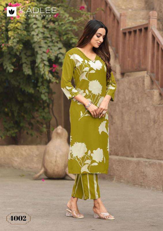 Kadlee rangoli coord set Kurti Kadlee rangoli coord set